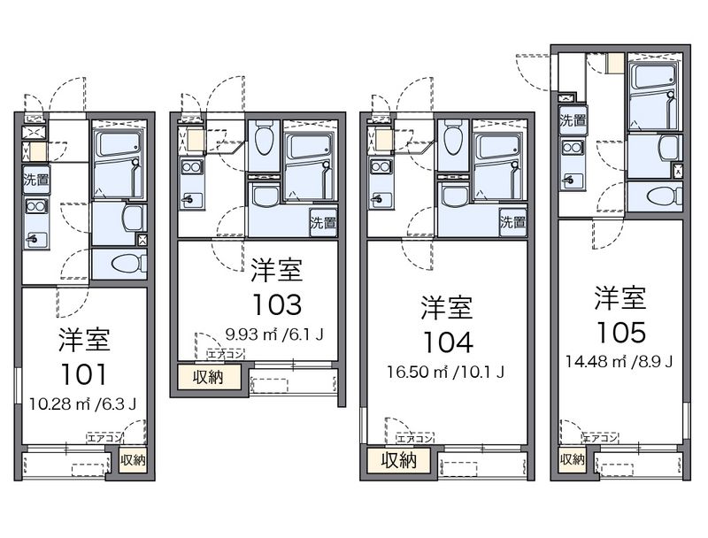 クレイノボヌール　ラ　メゾン 間取図