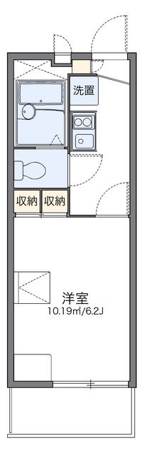 レオパレスやたみ 間取り図
