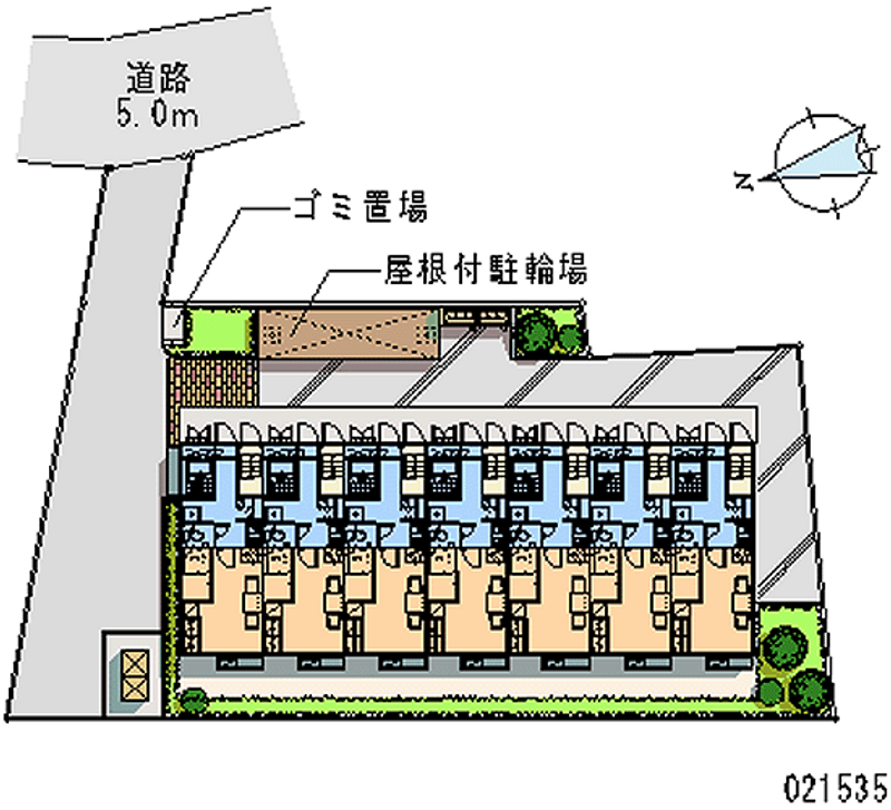 レオパレス宇治川 区画図