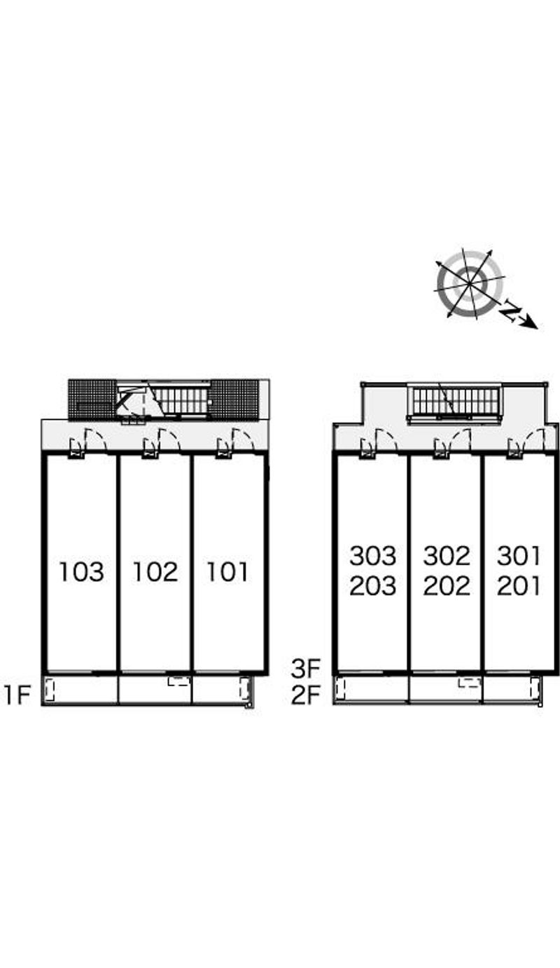 レオパレスゴリオン 間取配置図