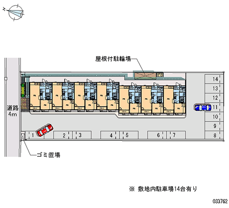 レオパレスロハス富の原 月極駐車場