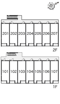 ミランダＢＥＬＬ栄 間取り配置図