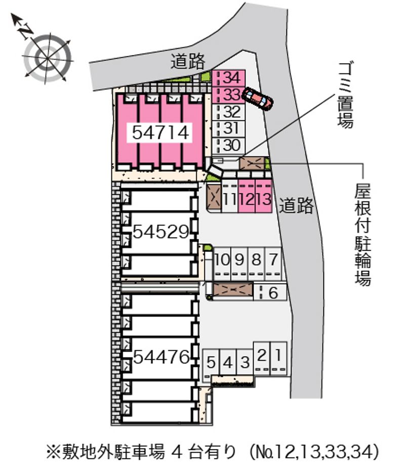 レオネクストポムールⅢ 配置図