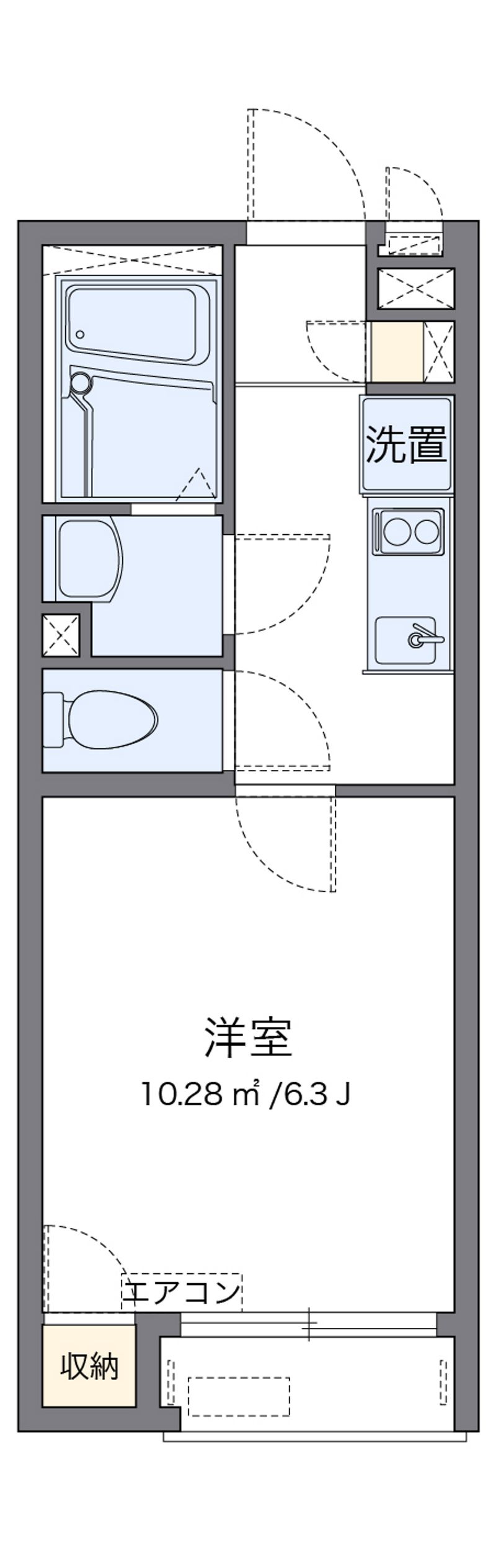 レオネクストグリーンフォレスト 間取図