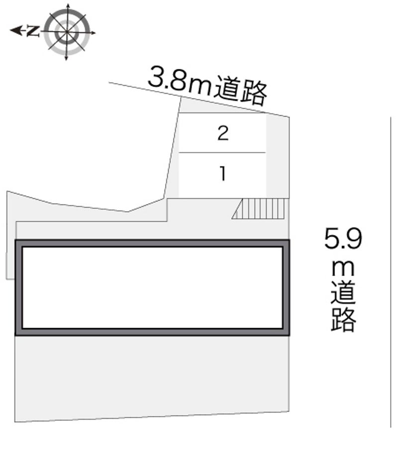 レオパレスサイトウ 配置図