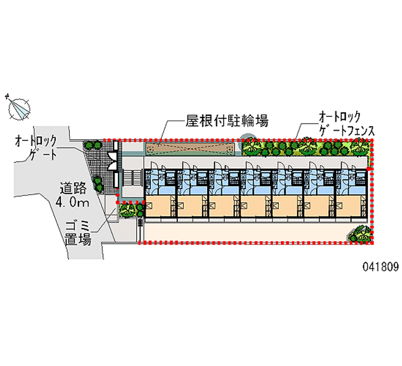 レオパレス七郎兵衛 区画図