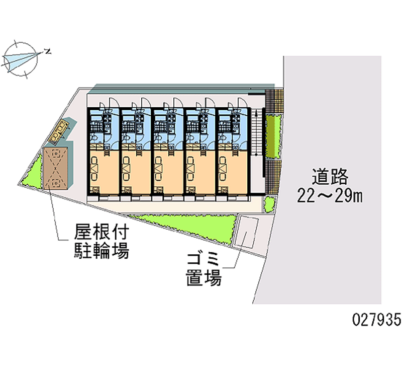 レオパレスフォレスト 区画図