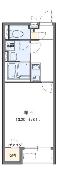 クレイノたなべⅡ 間取り図