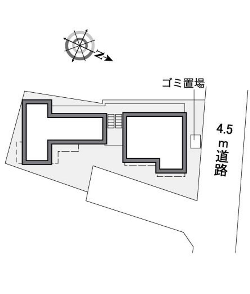 レオパレスクロスウィステリア 配置図