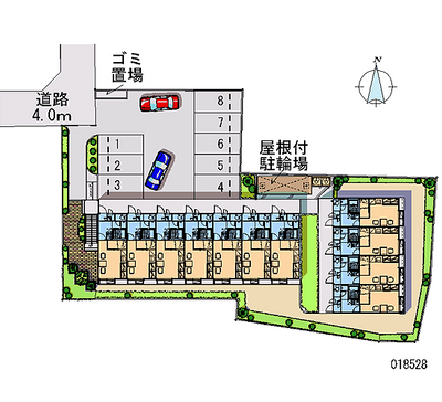 18528 Monthly parking lot