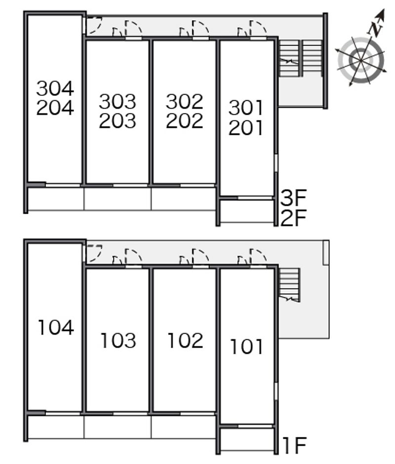 クレイノリレーション 間取り配置図