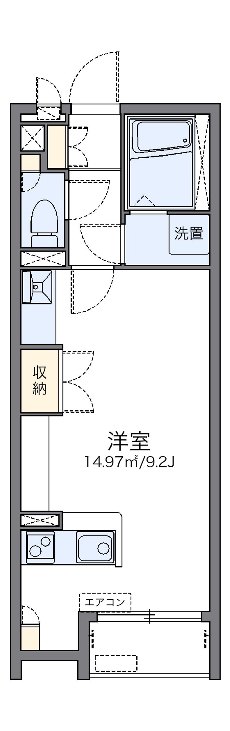 レオネクスト虹 間取図