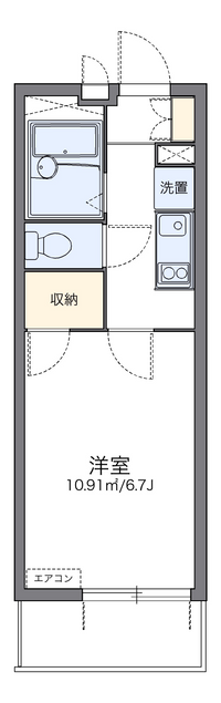 レオパレスグランシャリオ 間取り図