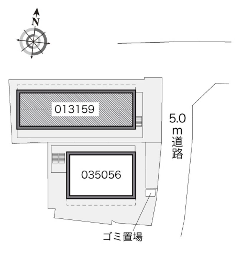 レオパレスプリオール東山 配置図
