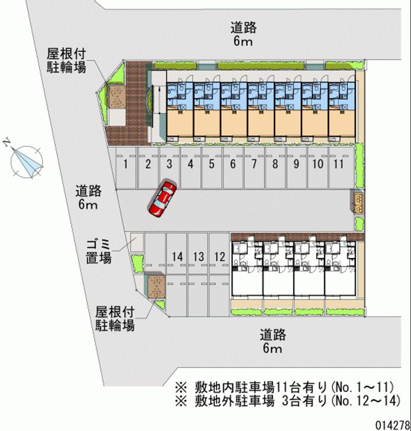 14278月租停車場