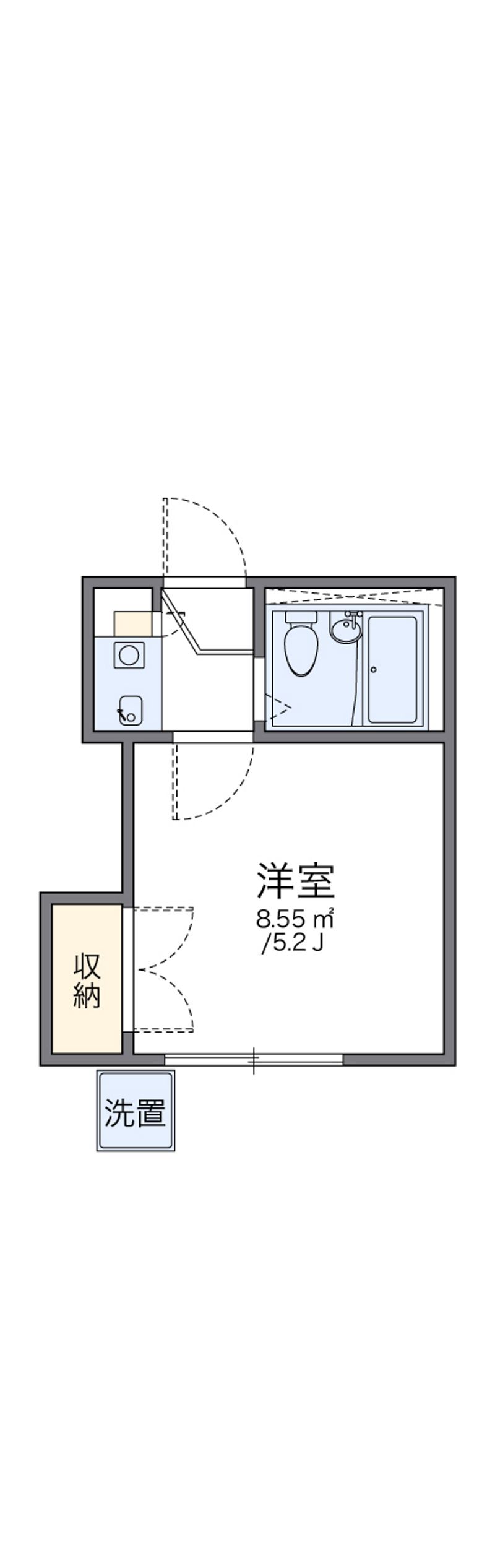 レオパレス上北沢 間取図