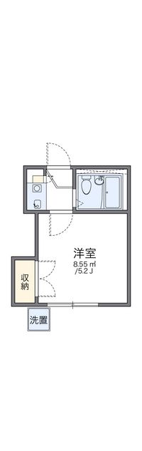 レオパレス上北沢 間取り図