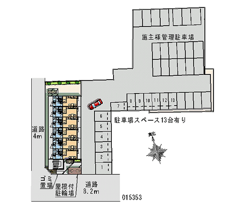 15353 Monthly parking lot