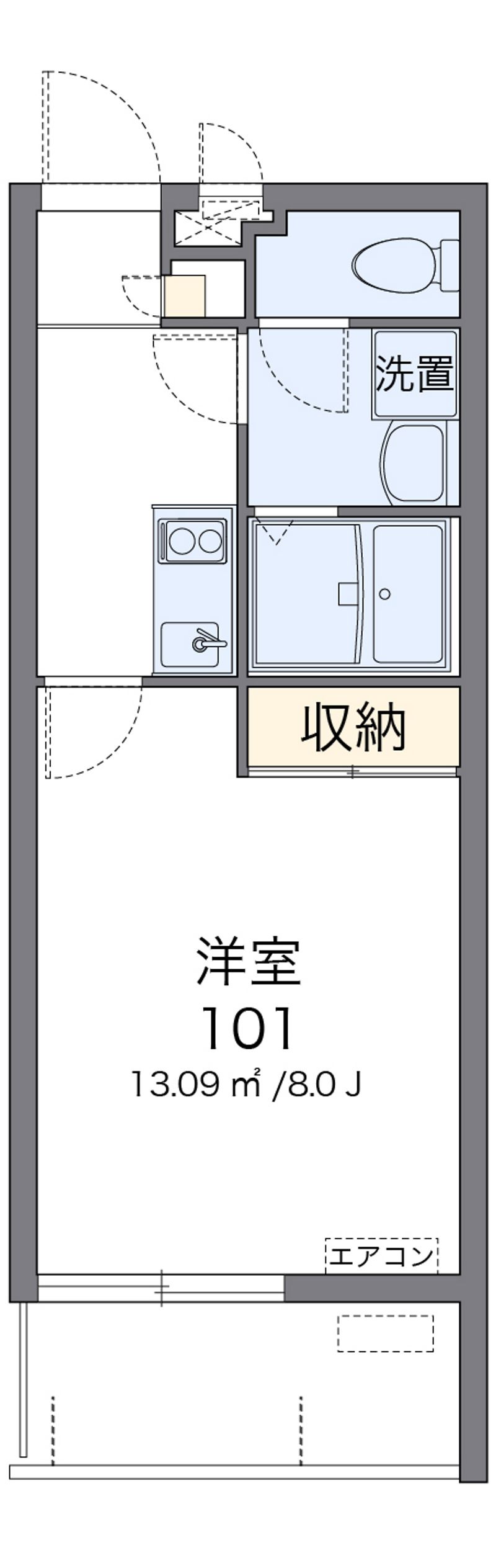 クレイノシャイン 間取図