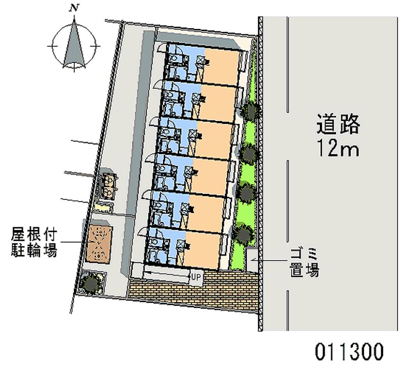 レオパレスツインパーク 月極駐車場