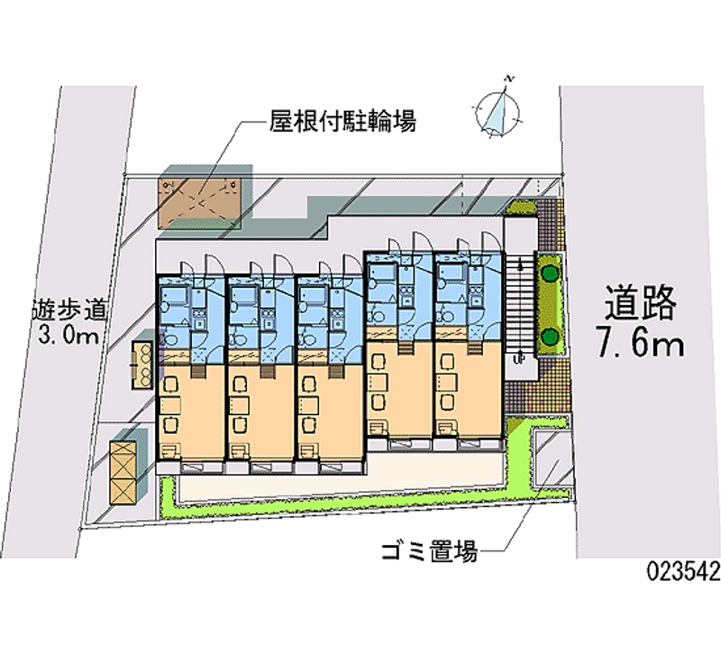 レオパレスヴィラ　エリカシオン 区画図