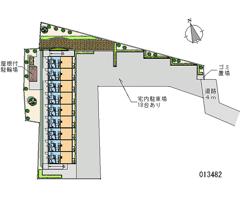 13482 Monthly parking lot