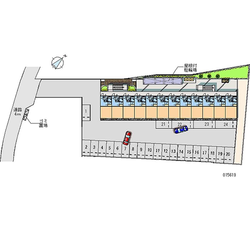 15619 Monthly parking lot