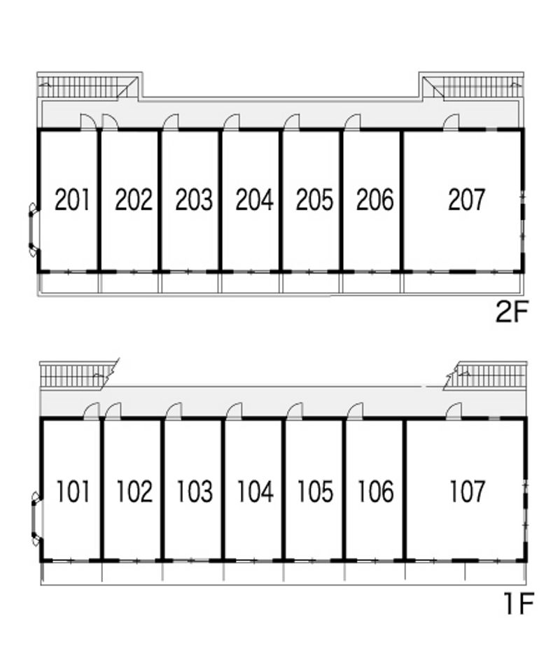 レオパレス亀有第４ 間取配置図