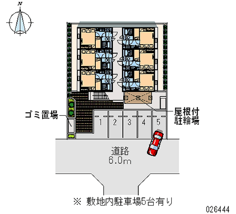 レオパレスアルバ 月極駐車場