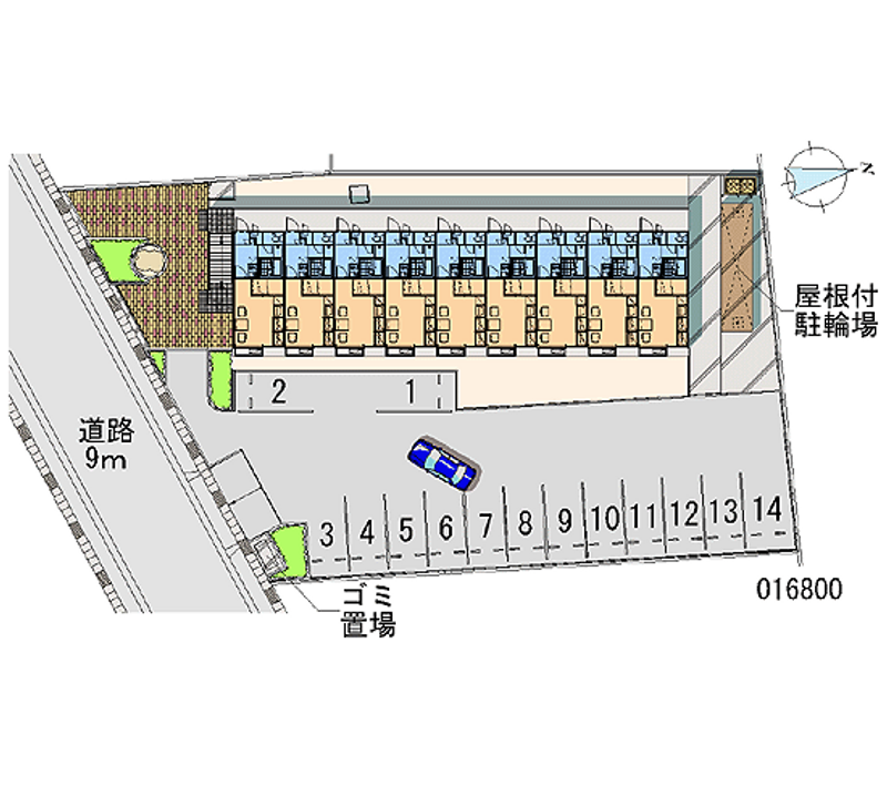 レオパレスＴＯＳＡ桂浜 月極駐車場