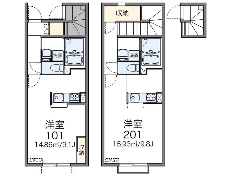 レオネクストウイロウⅢ 間取図