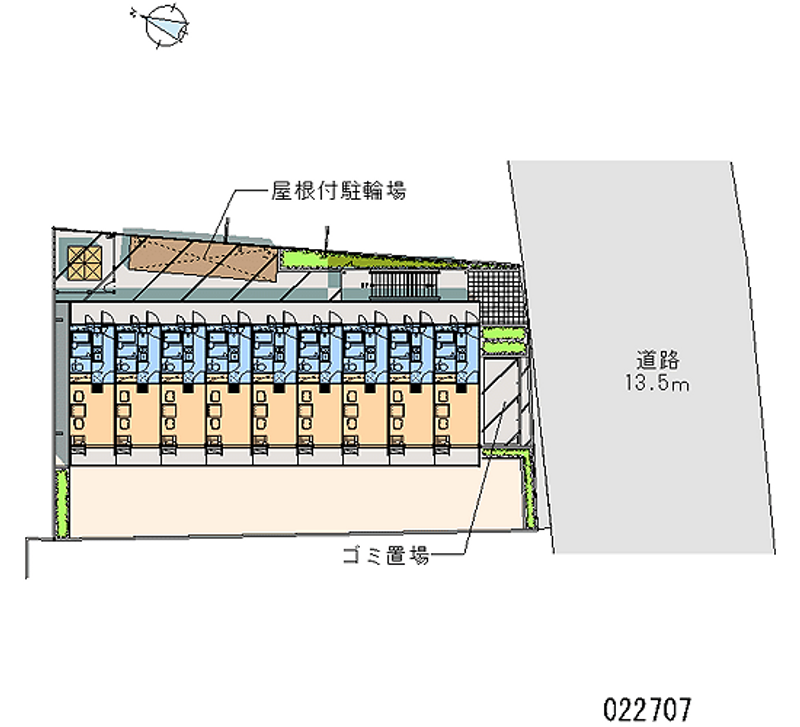 レオパレスヴァンセート 区画図