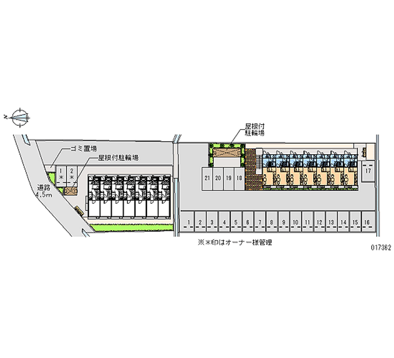 17362月租停車場