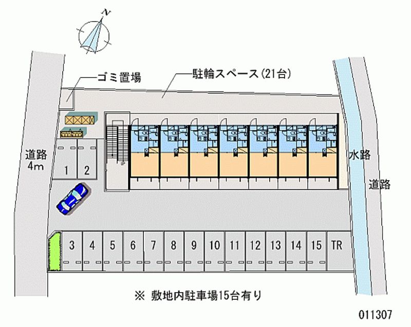 レオパレスＧＯＬＤ 月極駐車場