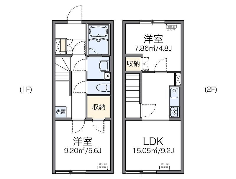 レオネクストユアーズ若竹 間取図