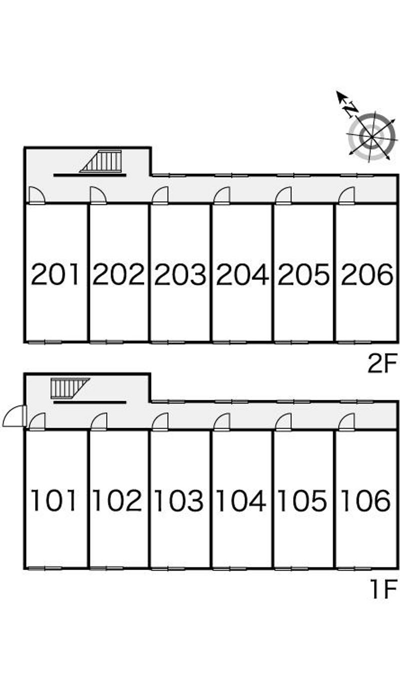 レオパレス光和 間取配置図