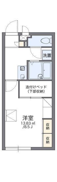 レオパレスＨＩＲＯ大城 間取り図