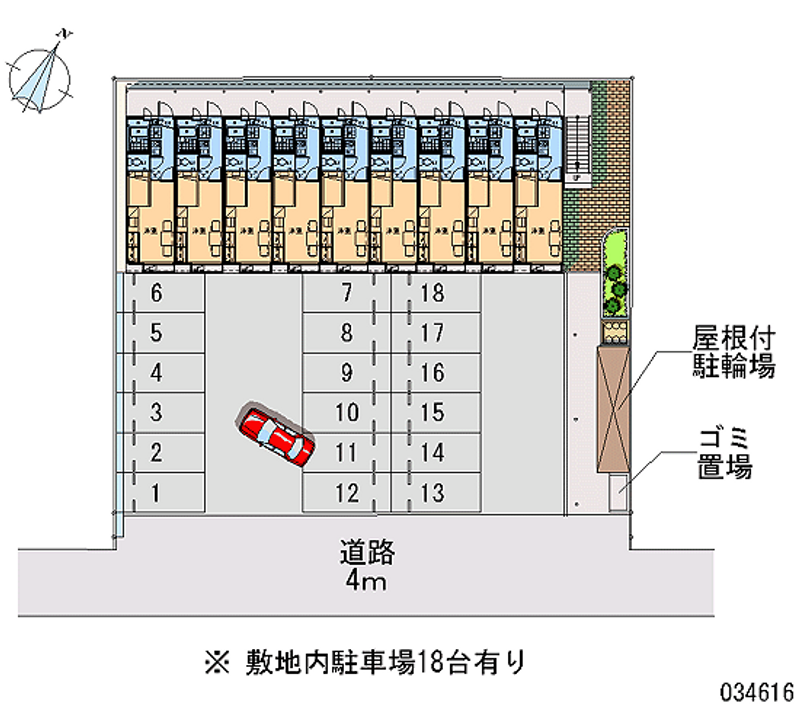 34616 Monthly parking lot