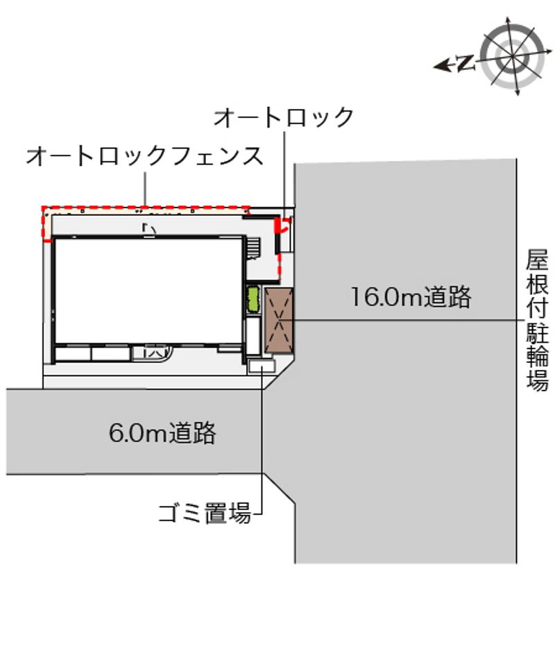 クレイノルードメール西台 配置図