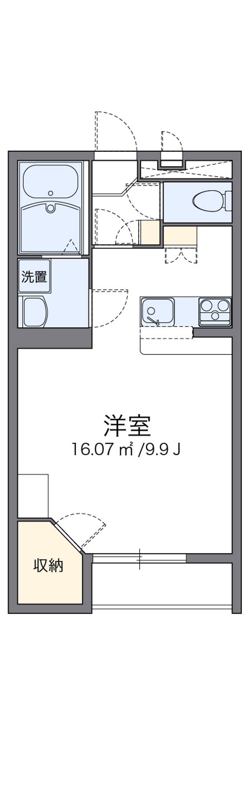 レオパレス蔵 間取図