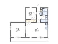 レオパレス和ノ内 間取り図