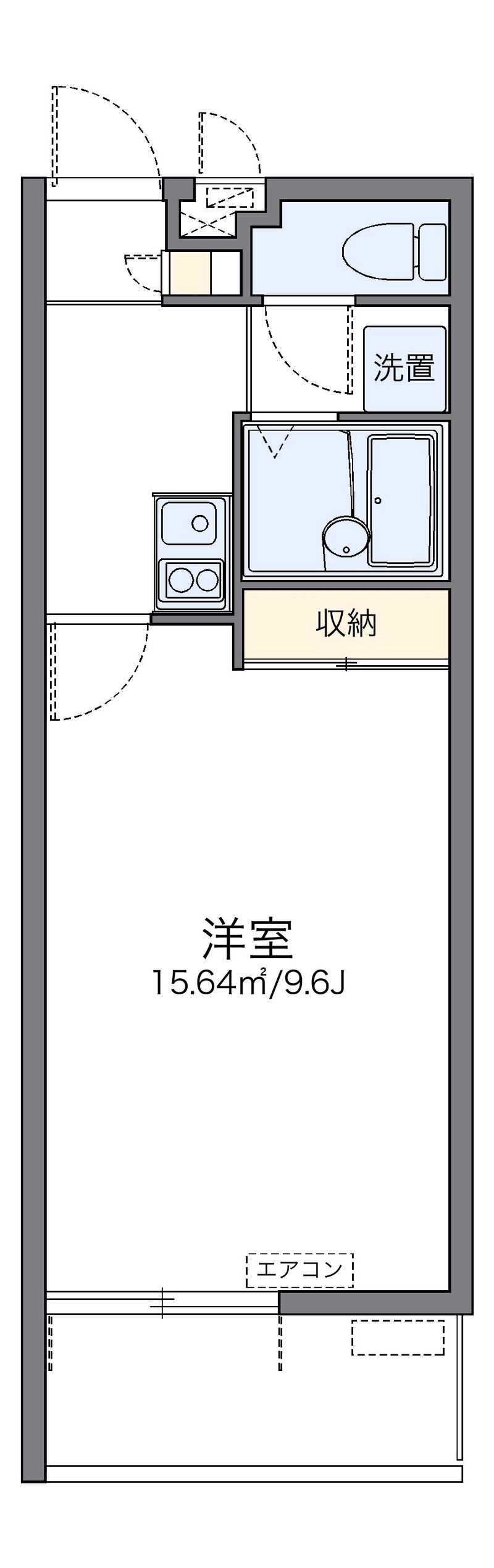 レオパレスすずらん 間取り
