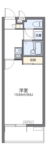 レオパレスすずらん 間取り図