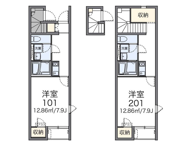レオネクストイーハトーブⅡ 間取図