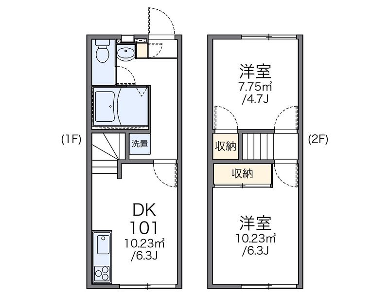 レオパレスＮＩＮＥ 間取図