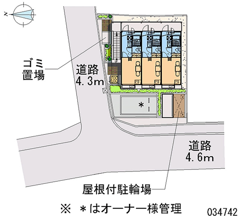 レオパレスペンディオ 区画図