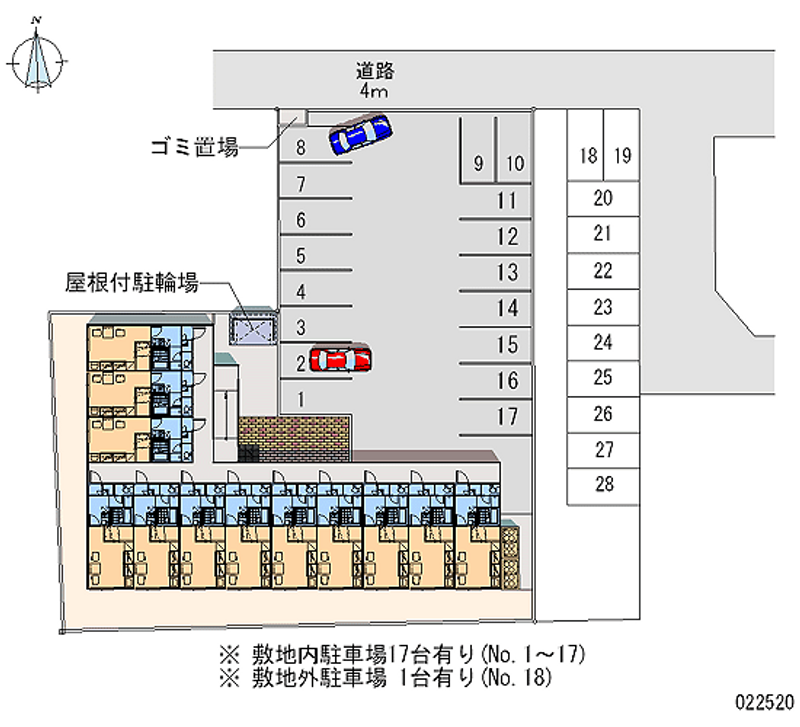 22520月租停车场