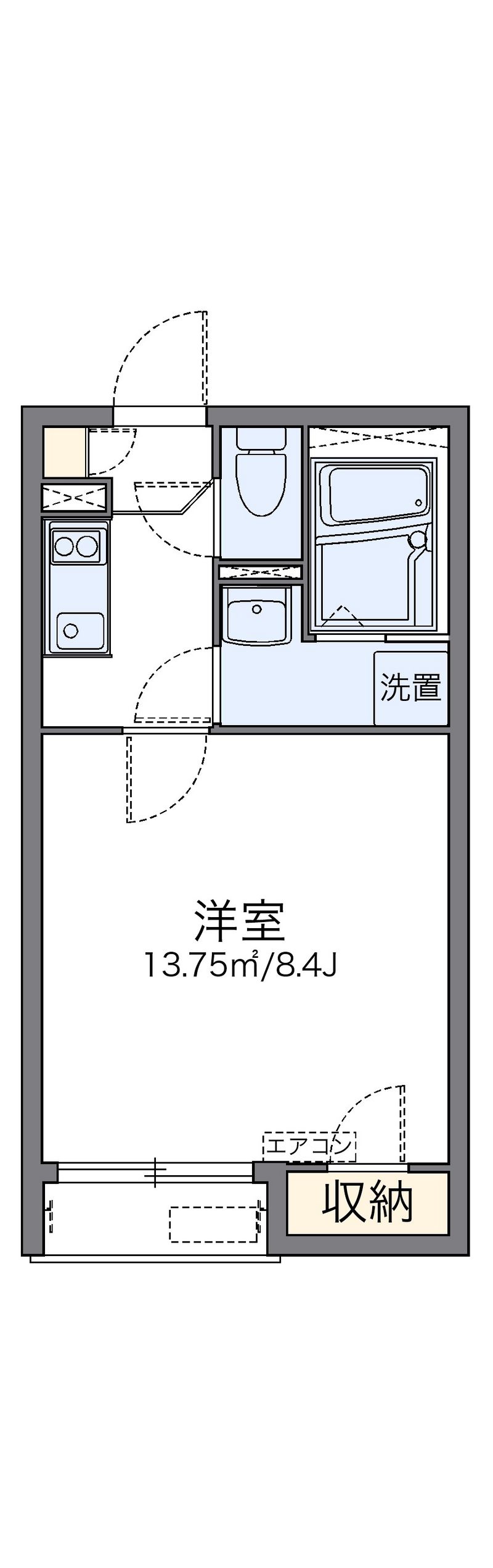 レオネクストマ　メゾン　豆田 間取図