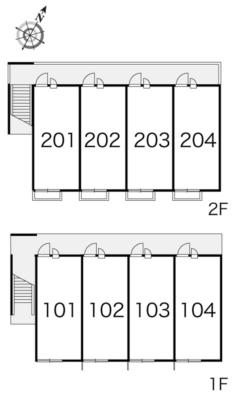 leopalace Atrio Yahagi 户型布局图