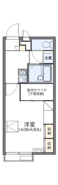 レオパレス華 間取り図